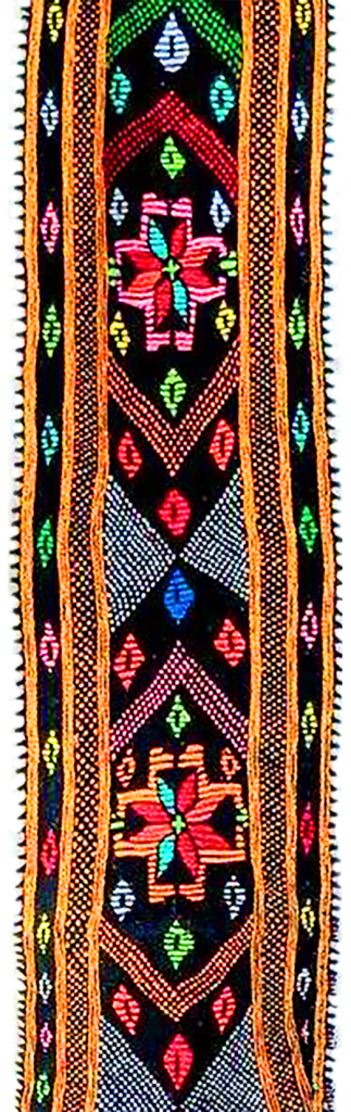 An image of a piece of Habesha Embroidery similar to embroidery seen on clothing in the Tigray region